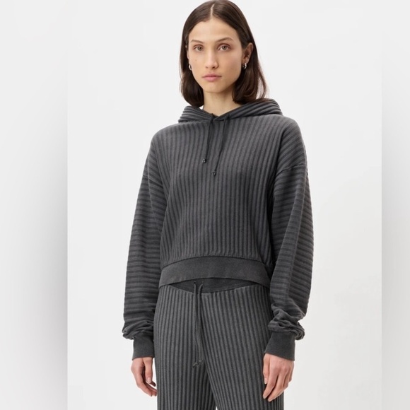 NWT John Elliott Ribbed Terry Hoodie - Picture 1 of 7